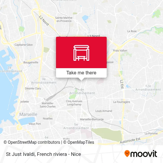St Just Ivaldi map