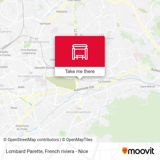 Lombard Parette map