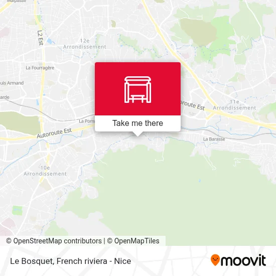 Le Bosquet map