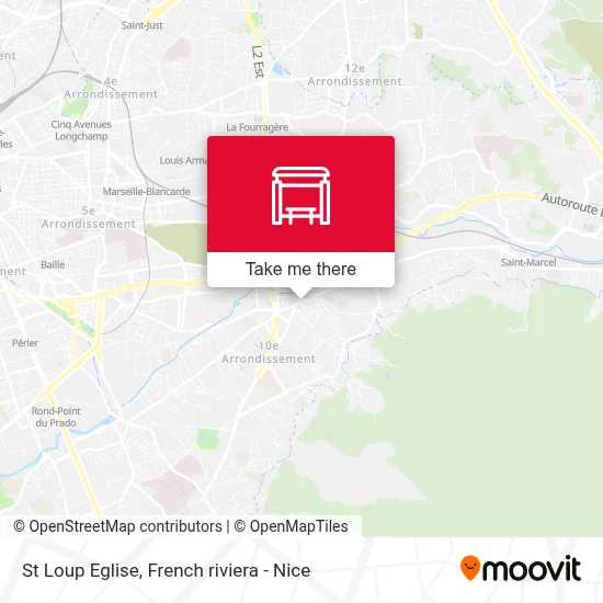 St Loup Eglise map