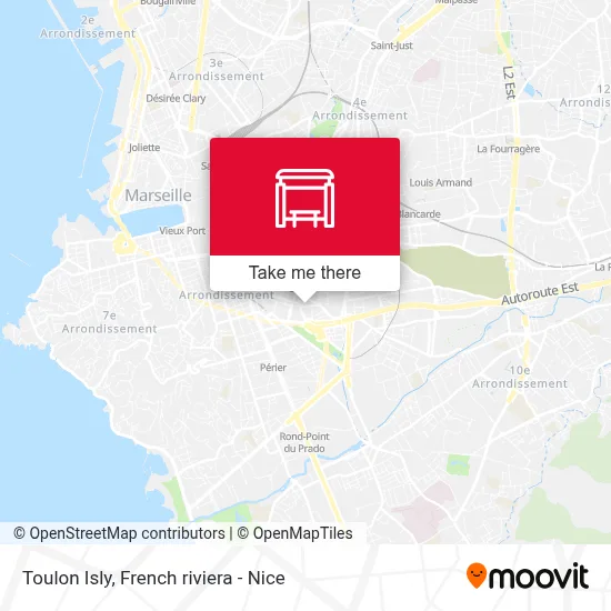 Toulon Isly map
