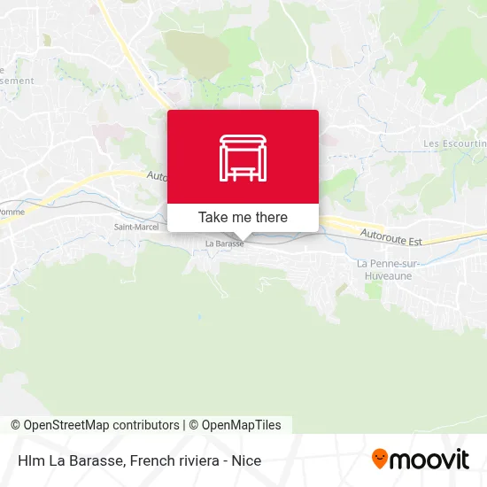 Hlm La Barasse map