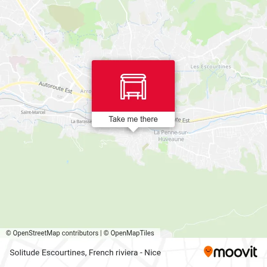 Solitude Escourtines map