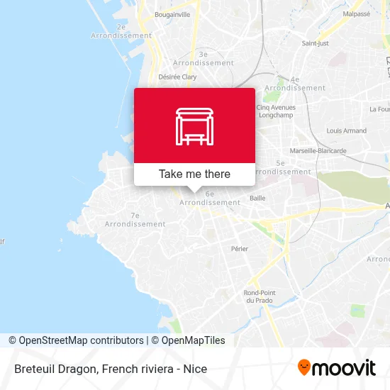 Breteuil Dragon map