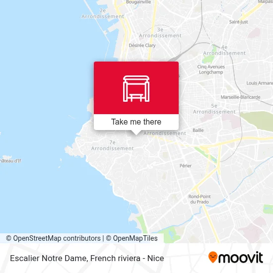 Escalier Notre Dame map