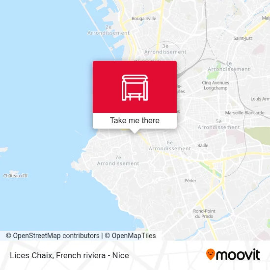 Lices Chaix map