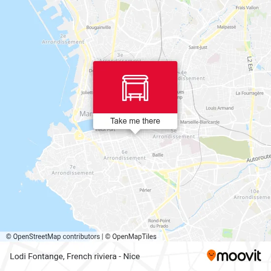 Lodi Fontange map