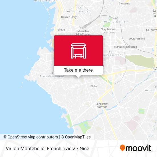Vallon Montebello map