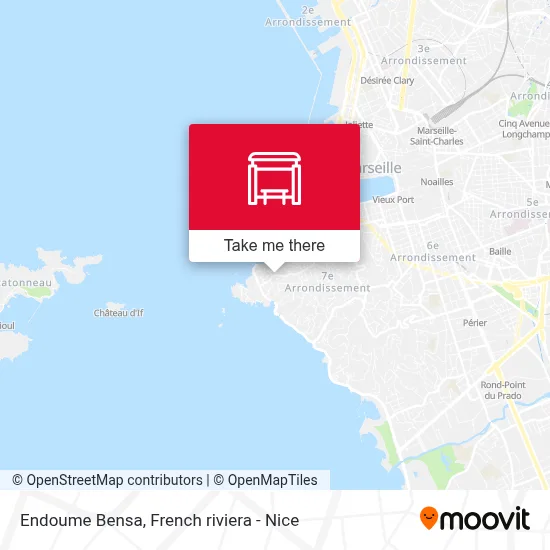 Endoume Bensa map