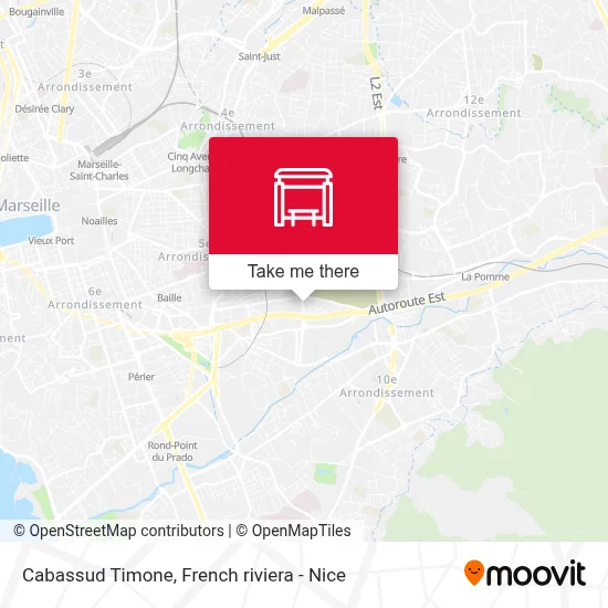 Cabassud Timone map