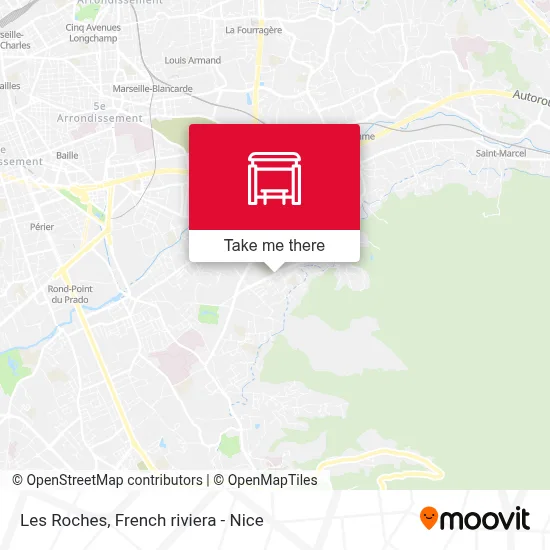 Les Roches map