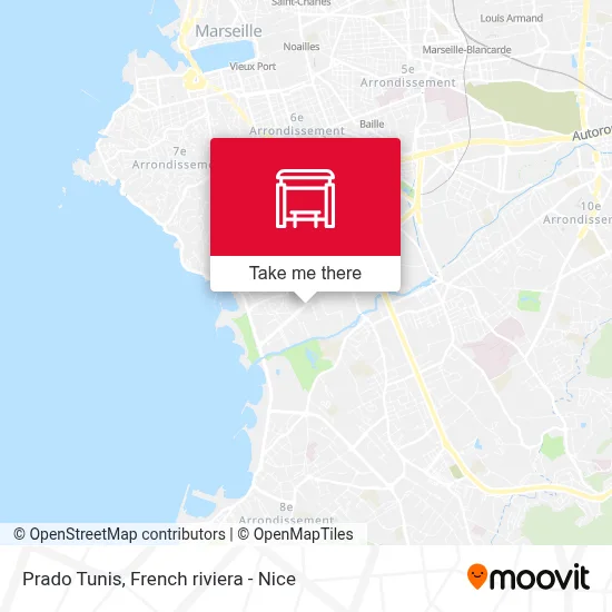 Prado Tunis map