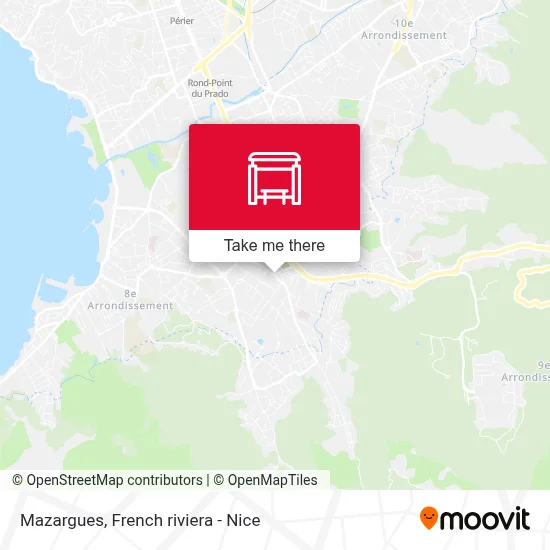 Mazargues map