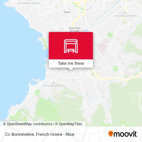 Cc Bonneveine map