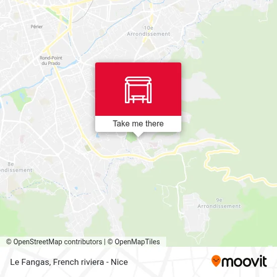 Le Fangas map