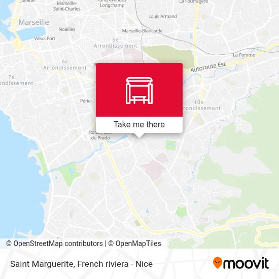Ste Marguerite map