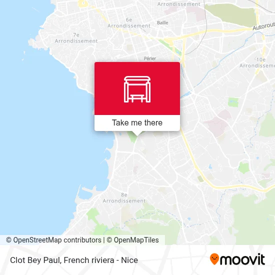 Clot Bey Paul map