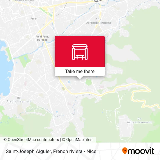Saint-Joseph Aiguier map
