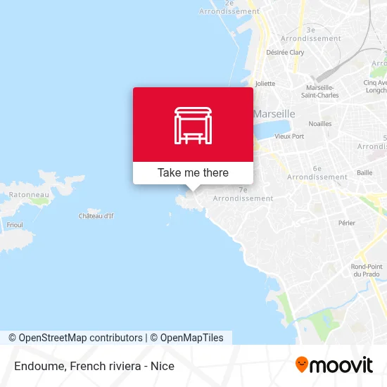 Endoume map
