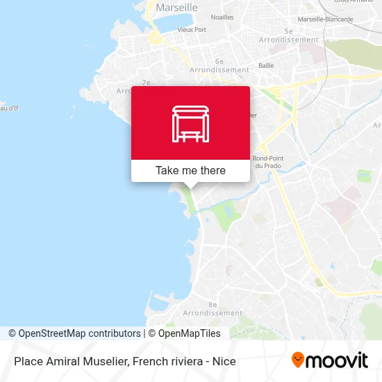 Place Amiral Muselier map