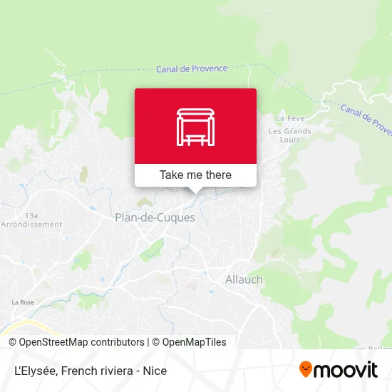 L'Elysée map