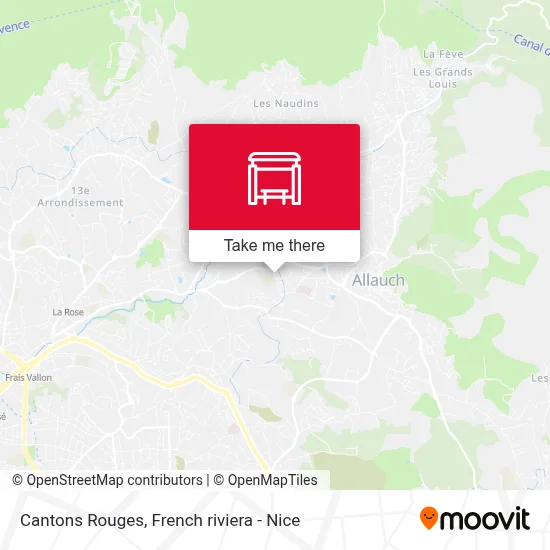 Cantons Rouges map
