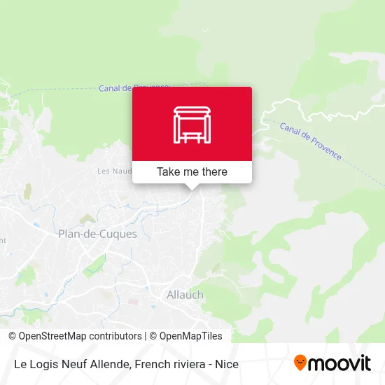 Le Logis Neuf Allende map