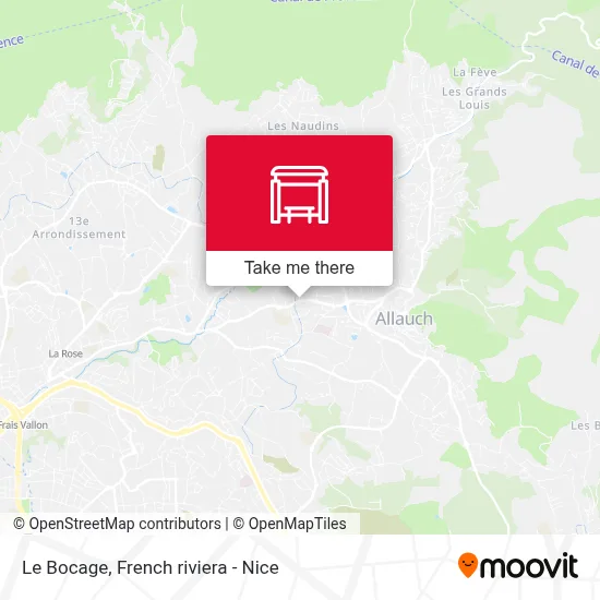 Le Bocage map