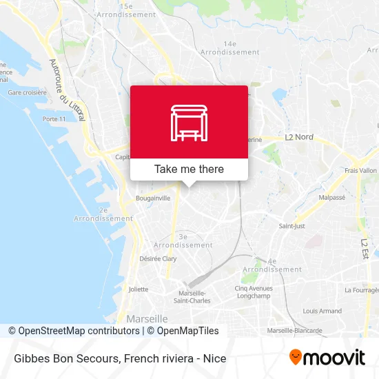 Gibbes Bon Secours map