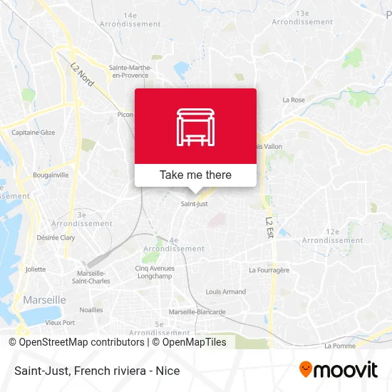Saint-Just map