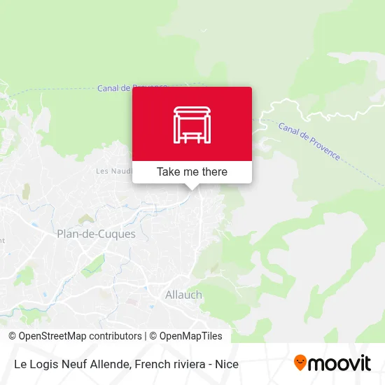Le Logis Neuf Allende map