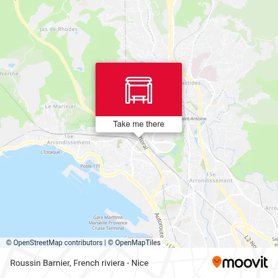 Mapa Roussin Barnier