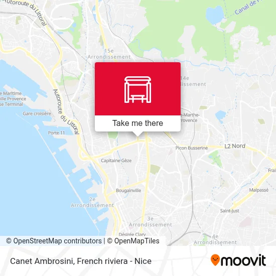 Canet Ambrosini map