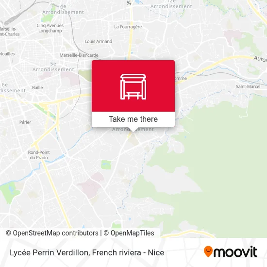Lycée Perrin Verdillon map