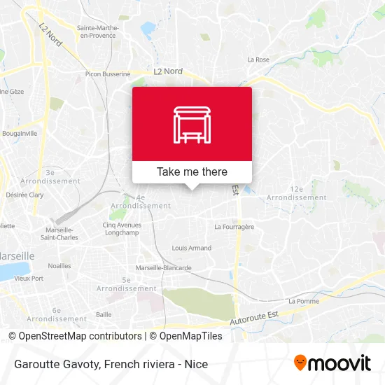 Garoutte Gavoty map