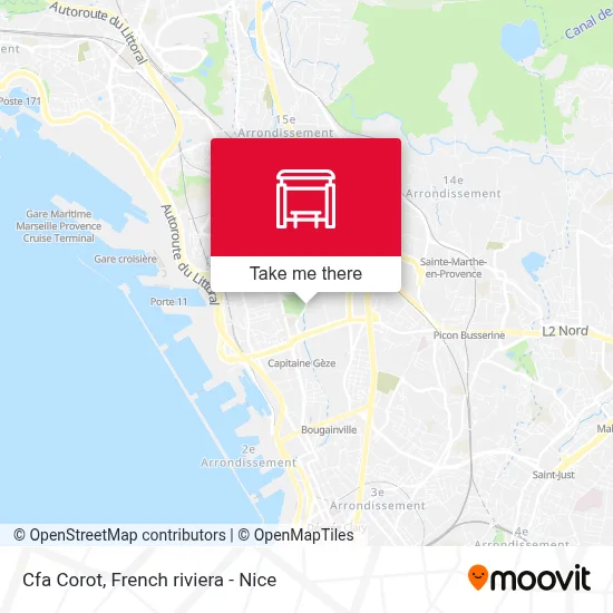 Cfa Corot map