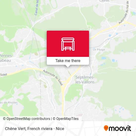 Chêne Vert map