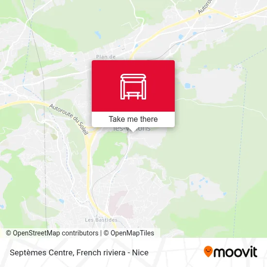 Septèmes Centre map