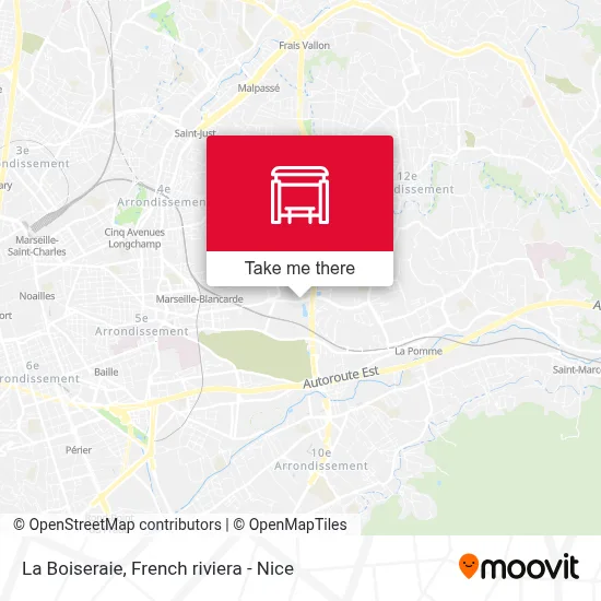 La Boiseraie map