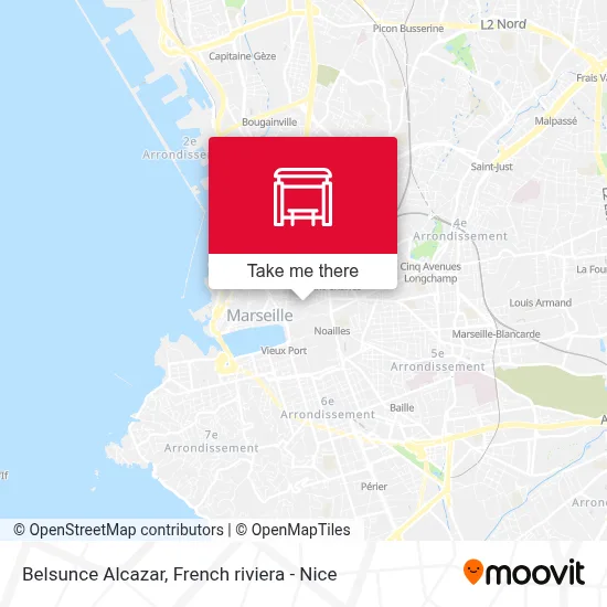 Belsunce Alcazar map