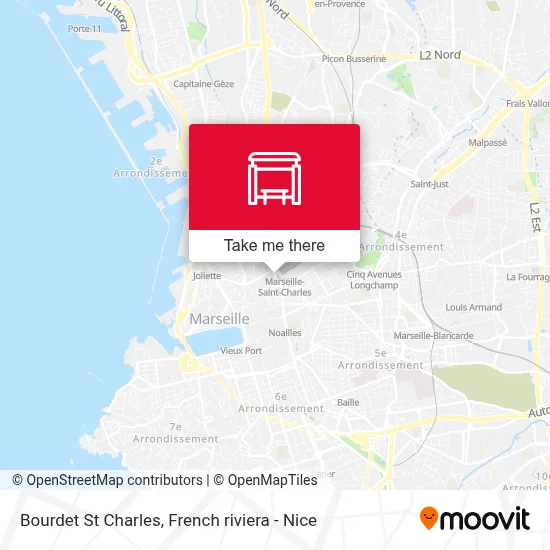 Bourdet St Charles map