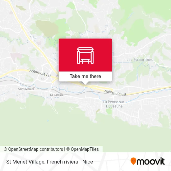 St Menet Village map