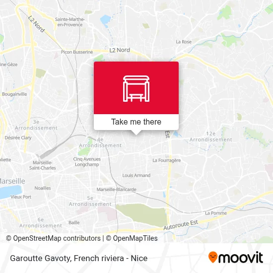 Garoutte Gavoty map