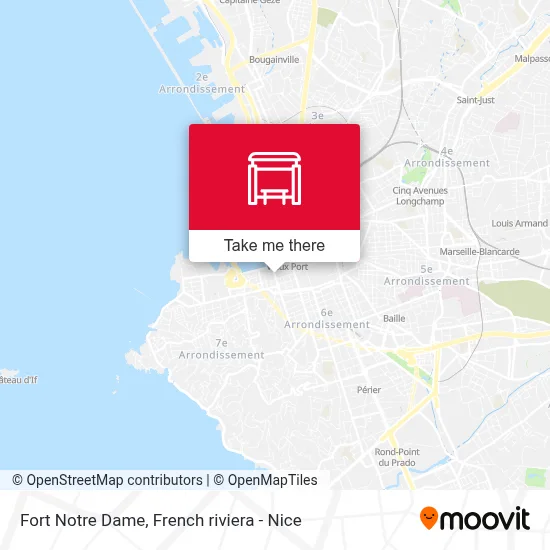 Fort Notre Dame map