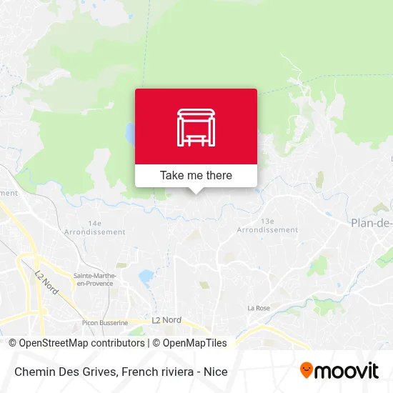 Chemin Des Grives map