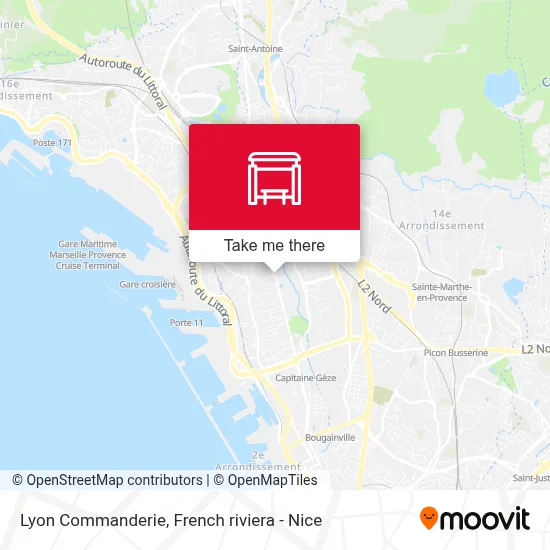 Lyon Commanderie map