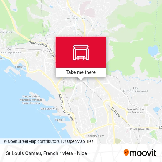St Louis Camau map