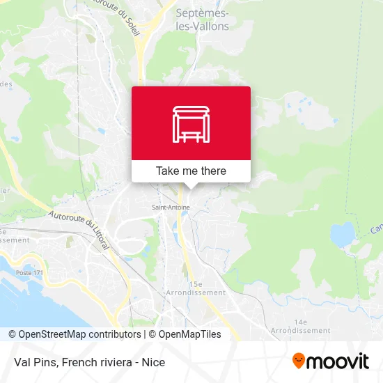 Val Pins map