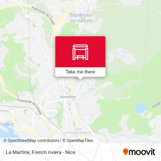 La Martine map