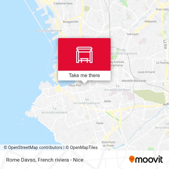 Mapa Rome Davso
